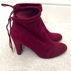 Unisa size 8 burgundy color booties. Worn once.